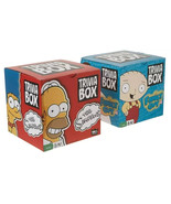 Imagination Games Family Guy &amp; The Simpsons Trivia Box Game 20th Century... - £15.52 GBP