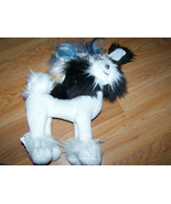 Spin Master Tini Puppini Black &amp; White Terrier Puppy Dog Plush Animal Po... - $18.00