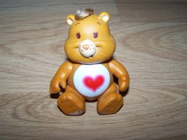 Vintage 1983 Tenderheart Care Bear PVC Figure 3.5&quot; Heart Tummy AGC EUC  - £11.72 GBP