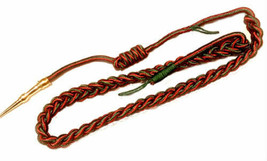 US ARMY FOURRAGERE FRENCH WWII GREEN &amp; RED SHOULDER CORD AIGUILLETTES - ... - $16.00