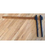 Antique large sliding ruler calipers wood pattern making 58 square - £61.00 GBP