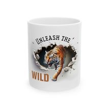 Wild Tiger Ceramic Mug - Unleash the Wild Cool Gift for Animal Lovers Co... - $265.95 MXN+