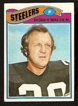 Pittsburgh Steelers Bobby Walden 1977 Topps Football Card #261 vg           - £0.39 GBP