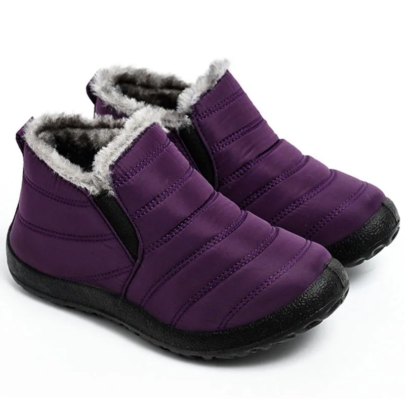 Snow Women Boots  Women Shoes Slip On Platform Boots Ladies  Waterproof Ankle Bo - £52.77 GBP