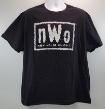 G) WWE Authentic New World Order NWO WCW Men Black T-Shirt 2XL - $278.56 MXN
