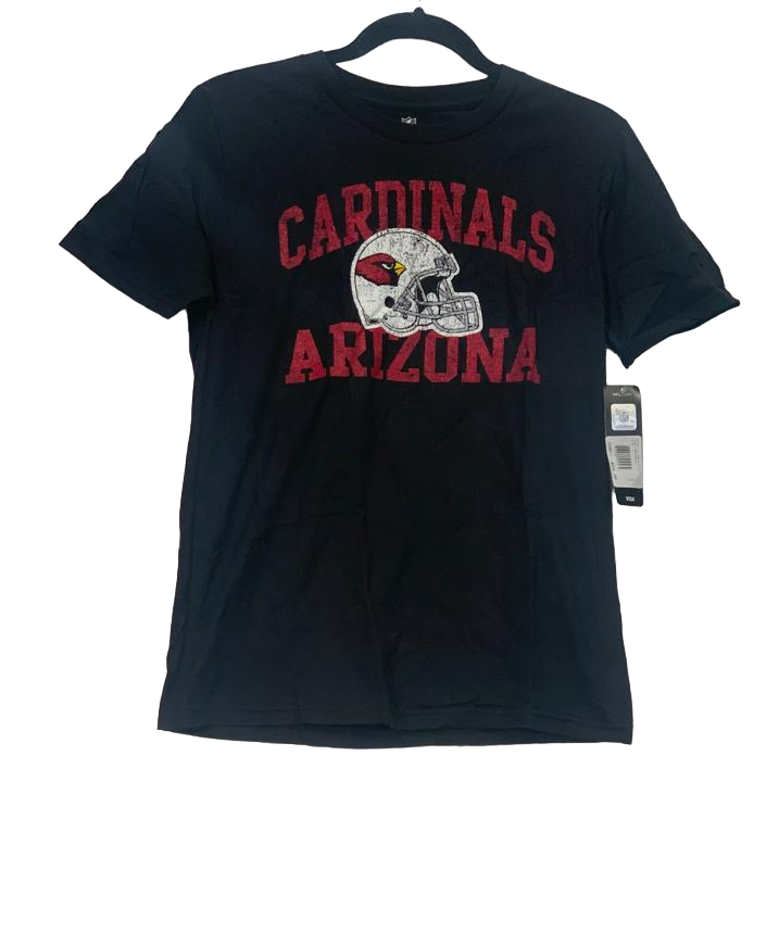 Primary image for Team Apparel Bambino Arizona Cardinals Girocollo Manica Corta T-Shirt, Nero, XL