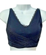 CaraMia Bra Smoothing CrissCross Comfort Lift Support Black Size L - $17.99