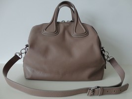 NWT Authentic GIVENCHY TAN Beige Calfskin Nightingale Medium Shoulder Bag Tote - £1,472.93 GBP