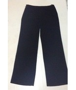 Calvin Klein Black Women&#39;s Dress Slacks Sz 6 Black Side Zipper - $9.99