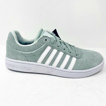 K-Swiss Court Cheswick Suede Green White Womens Size 8.5 Sneaker 95676 350 - £39.29 GBP