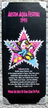 1993 AUSTIN AQUA FESTIVAL Schedule of Events &amp; Entertainment Brochure TEXAS - $17.99