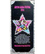 1993 AUSTIN AQUA FESTIVAL Schedule of Events &amp; Entertainment Brochure TEXAS - £14.15 GBP