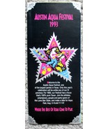 1993 AUSTIN AQUA FESTIVAL Schedule of Events &amp; Entertainment Brochure TEXAS - $24.67 CAD