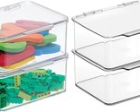 Plastic Playroom And Gaming Storage Organizer Box Containers, 4, Or Cray... - £34.05 GBP