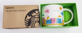 Starbucks Florida Coffee Mug Cup You Are Here Collection 14 fl oz 2014 New - £30.93 GBP
