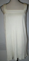 New Womens NWT Jenni Kayne Cashmere Silk Dress S Italy Soft Tunic Off White Tank - £548.60 GBP