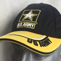 US Army Black Yellow White Hat Baseball Cap  - £9.63 GBP