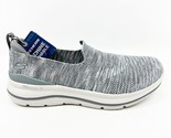 Skechers Go Walk Stretch Fit Gray Womens Casual Comfort Shoes - $59.95