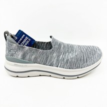 Skechers Go Walk Stretch Fit Gray Womens Casual Comfort Shoes - £47.74 GBP