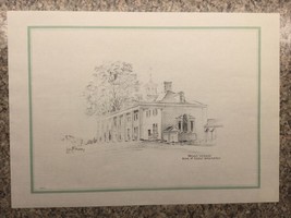 Jas F. Murray Art Print - Mount Vernon - Pencil Sketch - £39.29 GBP