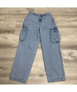 Madewell Jeans Womens 26 Blue Low Slung Cargo Wide Leg Stone Wash Grunge... - $637.11 MXN Madewell Jeans Womens 26 Blue Low Slung Cargo Wide Leg Stone Wash Grunge... - $637.11 MXN