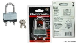 Master Lock Shackle Adjustable 1 3/4&quot; Key Padlock - £7.78 GBP