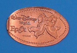 BRAND NEW SHINY WALT DISNEY EPCOT CHIP AND DALE ELONGATED PENNY COLLECTO... - $4.99