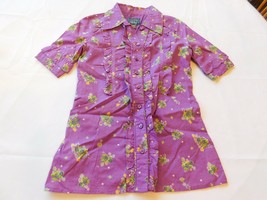 The Children&#39;s Place Youth Girl&#39;s Short Sleeve Button Up Shirt Size M 7/... - $15.59