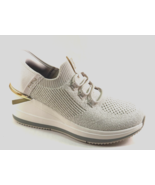 Skechers by Mark Nason 177721 Taupe Slip-Ins Mid Wedge Fashion Sneaker - $89.00