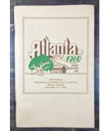 Vintage SWEET ADELINES Inc ATLANTA 1980 Convention Competition PROGRAM Book - $24.74