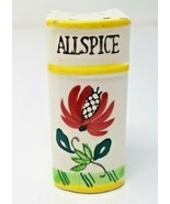 Allspice Spice Container Japanese Ceramic Flying Bee Flower Book Vintage  - £9.00 GBP