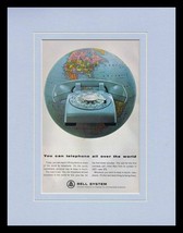 1964 Bell Telephone System Framed 11x14 ORIGINAL Vintage Advertisement - £34.82 GBP