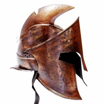 Medieval King Leonidas Spartan Helmet 300 Movie Helmet+Free Liner X-MAS Gift - £68.70 GBP
