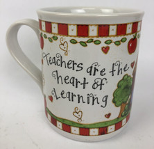 Papel Giftware 12oz Ceramic Coffee Mug&quot;  TEACHERS are the Heart of Learning &quot; - £13.64 GBP