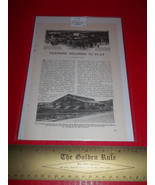 Home Treasure 1918 Training Soldiers To Play War Article WWI Fort Devens... - $9.49