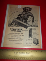 Home Treasure Paper 1957 Winchester Super Speed Magnum Gun Ammunition Ad Lab Dog - £7.56 GBP