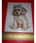 Home Treasure 1989 White Puppy Dog Paper Backward Base Ball Cap Picture ... - €8,24 EUR