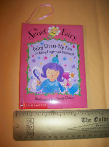 Scholastic Craft Kit Art Secret Fairy Fingernail Nail Sticker Activity B... - $5.69