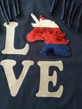 &quot;Celebrate&quot; LOVE ~ Fringe Top w/Unicorn Design ~ Girl&#39;s Size XXL (18) - $20.00