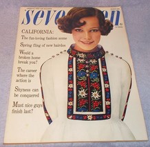 Vintage Seventeen Teenage Fashion Magazine March 1968 - £19.63 GBP