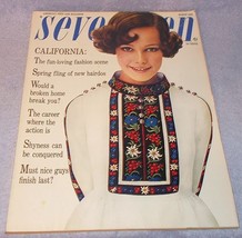 Vintage Seventeen Teenage Fashion Magazine March 1968 - £19.62 GBP