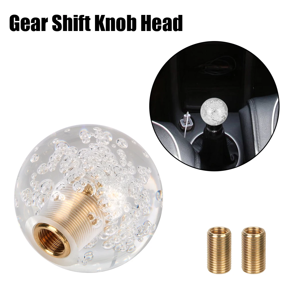 Universal Car Transmission Shifter Gear Shift Knob Manual Stick Lever Bubble C - £16.07 GBP