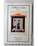 Dinah&#39;s Quilts &amp; Accents Wall Hanging Quilt Kit 18” x 21” - &quot;A Boy&#39;s Toys&quot; - £9.25 GBP