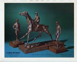 LeRoy Neiman Bronze Horse Racing Suite Photo and Limited Edition Informa... - $27.72