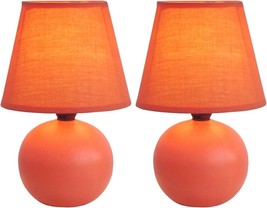 Table Lamps For Bedroom Set Of 2 Modern Desk Reading Nightstand Bedside Ceramic - £32.38 GBP