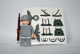 Minifigure German DIY Army soldier WW1 with Decals Custom Toy - £3.03 GBP