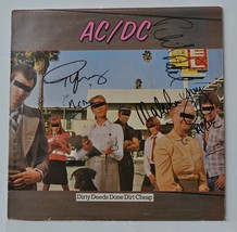 AC/DC - DIRTY DEEDS DONE DIRT CHEAP Signed Album X3- Angus Young,  Malco... - $239.00