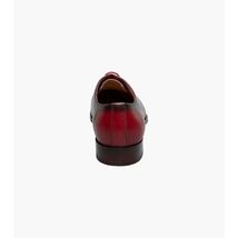 Stacy Adams Hallquist Plain Toe Oxford Shoes Leather Red 25742-600 image 2