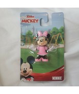 Disney Minnie Mouse 2.5&quot; Disney Junior&#39;s Cake Topper Figure Figurine - £6.17 GBP