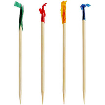 Royal Regular Bamboo Frill Toothpicks 2 3/4&#39;&#39; (1000 Ct Box) - £7.77 GBP